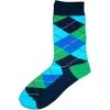 Bassin And Brown Argyle Socks - Blue/Green/Turquoise -Bown Of London shop bassin and brown argyle socks bluegreenturquoise 31008892