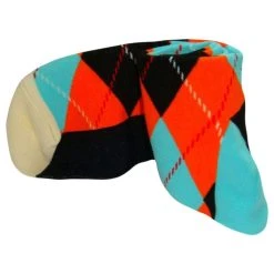 Bassin And Brown Argyle Socks - Orange/Blue/Black -Bown Of London shop bassin and brown argyle socks orangeblueblack 31008921