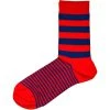 Bassin And Brown Graded Multi Striped Socks - Red/Blue -Bown Of London shop bassin and brown graded multi striped socks redblue 31009537