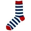 Bassin And Brown Hooded Striped Contrasting Heel And Toe Socks - Navy/White -Bown Of London shop bassin and brown hooded striped contrasting heel and toe socks navywhite 31009664