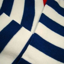 Bassin And Brown Hooded Striped Contrasting Heel And Toe Socks - Navy/White -Bown Of London shop bassin and brown hooded striped contrasting heel and toe socks navywhite 31009668