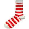 Bassin And Brown Hooped Stripe Socks - Red/White 2 Bassin And Brown Hooped Stripe Socks - Red/White -Bown Of London shop bassin and brown hooped stripe socks redwhite 31009681