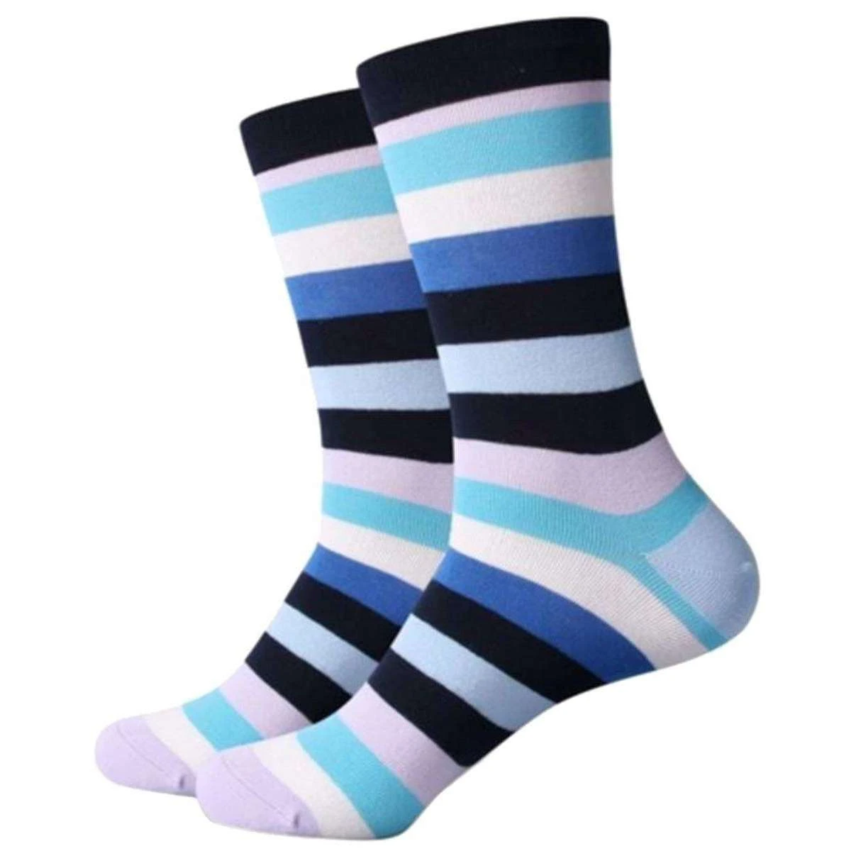 Bassin and Brown Multi Stripe Socks - Blue/Multi-colour Bassin And Brown Multi Stripe Socks - Blue/Multi-colour -Bown Of London shop bassin and brown multi stripe socks bluemulti colour 31010119