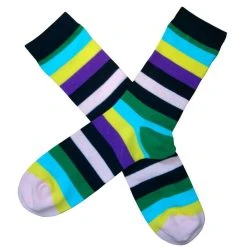 Bassin And Brown Multi Striped Socks - Multi-colour -Bown Of London shop bassin and brown multi striped socks multi colour 31010145
