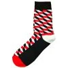Bassin And Brown Opitical Check Socks - Black/Red/White -Bown Of London shop bassin and brown opitical check socks blackredwhite 31905739