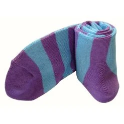 Bassin And Brown Striped Midcalf Socks - Purple/Blue -Bown Of London shop bassin and brown striped midcalf socks purpleblue 31010988