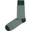 Bassin And Brown Thin Stripe Socks - Green/Beige -Bown Of London shop bassin and brown thin stripe socks greenbeige 31011075