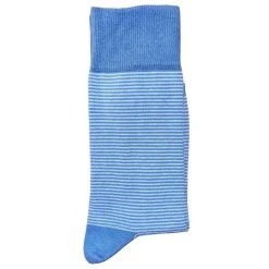 Bassin And Brown Thin Stripe Socks - Light Blue/White 9 Bassin And Brown Thin Stripe Socks - Light Blue/White -Bown Of London shop bassin and brown thin stripe socks light bluewhite 31905892