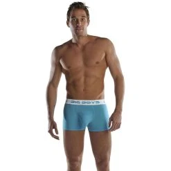 Big Boys Boxer Briefs - Cyan Blue -Bown Of London shop big boys boxer briefs cyan blue 31012238