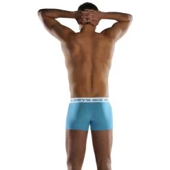 Big Boys Boxer Briefs - Cyan Blue -Bown Of London shop big boys boxer briefs cyan blue 31012239