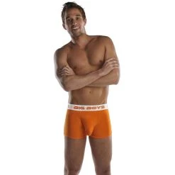 Big Boys Boxer Briefs - Orange -Bown Of London shop big boys boxer briefs orange 31012246