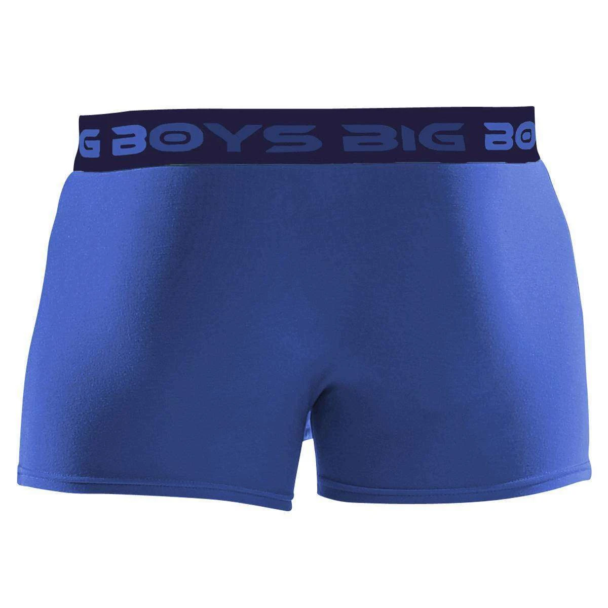 Big Boys Boxer Briefs - Royal Blue 4 Big Boys Boxer Briefs - Royal Blue - Image 2
