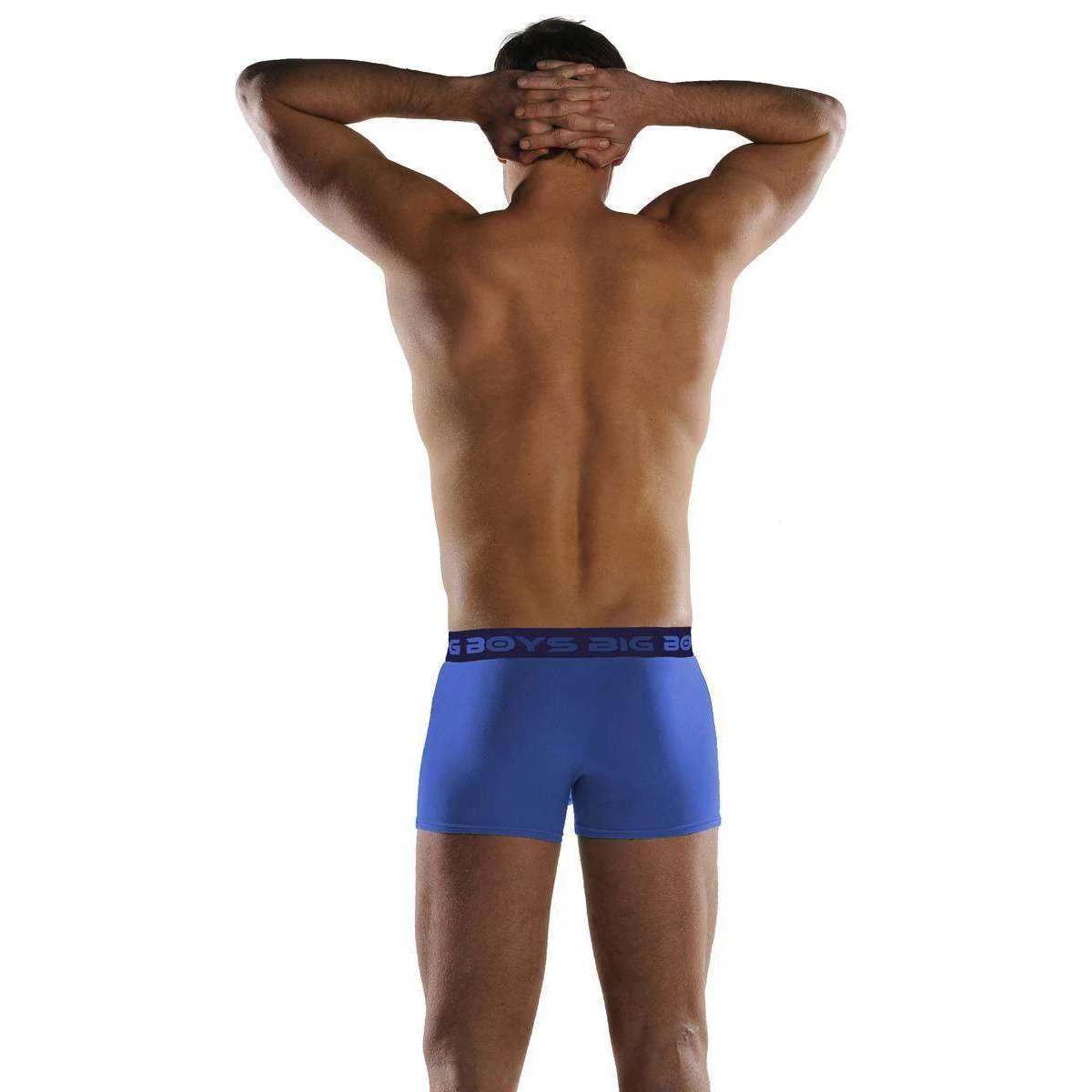 Big Boys Boxer Briefs - Royal Blue 6 Big Boys Boxer Briefs - Royal Blue - Image 4