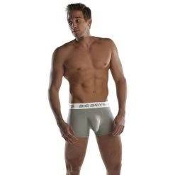 Big Boys Boxer Briefs - Steel Grey -Bown Of London shop big boys boxer briefs steel grey 31012254