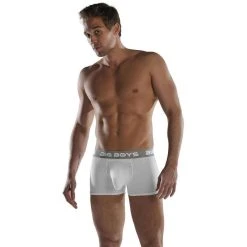 Big Boys Boxer Briefs - White -Bown Of London shop big boys boxer briefs white 31012258