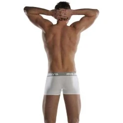 Big Boys Boxer Briefs - White -Bown Of London shop big boys boxer briefs white 31012259