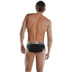 Big Boys Mini Briefs - Black -Bown Of London shop big boys mini briefs black 31012290