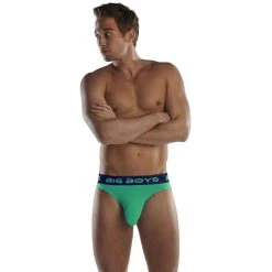 Big Boys Mini Briefs - Green -Bown Of London shop big boys mini briefs green 31012297