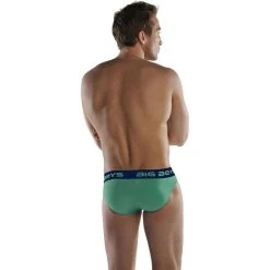 Big Boys Mini Briefs - Green -Bown Of London shop big boys mini briefs green 31012298