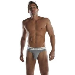 Big Boys Mini Briefs - Steel Grey 8 Big Boys Mini Briefs - Steel Grey -Bown Of London shop big boys mini briefs steel grey 31012309