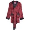 Bown Of London Clarke Short Smoking Jacket - Claret Burgundy 2 Bown Of London Clarke Short Smoking Jacket - Claret Burgundy -Bown Of London shop bown of london clarke short smoking jacket claret burgundy 31012475