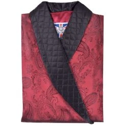 Bown Of London Clarke Short Smoking Jacket - Claret Burgundy 7 Bown Of London Clarke Short Smoking Jacket - Claret Burgundy -Bown Of London shop bown of london clarke short smoking jacket claret burgundy 31012477
