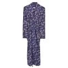 Bown Of London Gekko Lightweight Dressing Gown - Navy