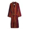 Bown Of London Regent Stripe Dressing Gown - Orange/Purple/Red -Bown Of London shop bown of london regent stripe dressing gown orangepurplered 31012581