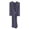 Bown Of London Terry NUA Cotton Towelling Dressing Gown - Dark Grey -Bown Of London shop bown of london terry nua cotton towelling dressing gown dark grey 31012644