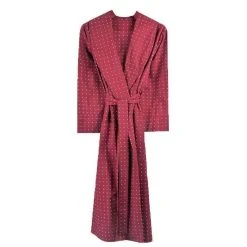 Bown Of London Tosca Polka Dot Lightweight Dressing Gown - Red