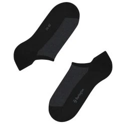 Burlington Athleisure Sneaker Socks - Black -Bown Of London shop burlington athleisure sneaker socks black 31626831