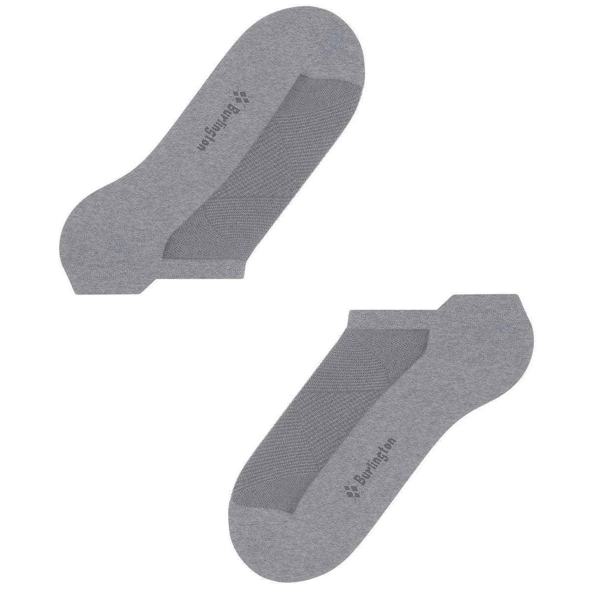 Burlington Athleisure Sneaker Socks - Light Grey Mel 6 Burlington Athleisure Sneaker Socks - Light Grey Mel - Image 4