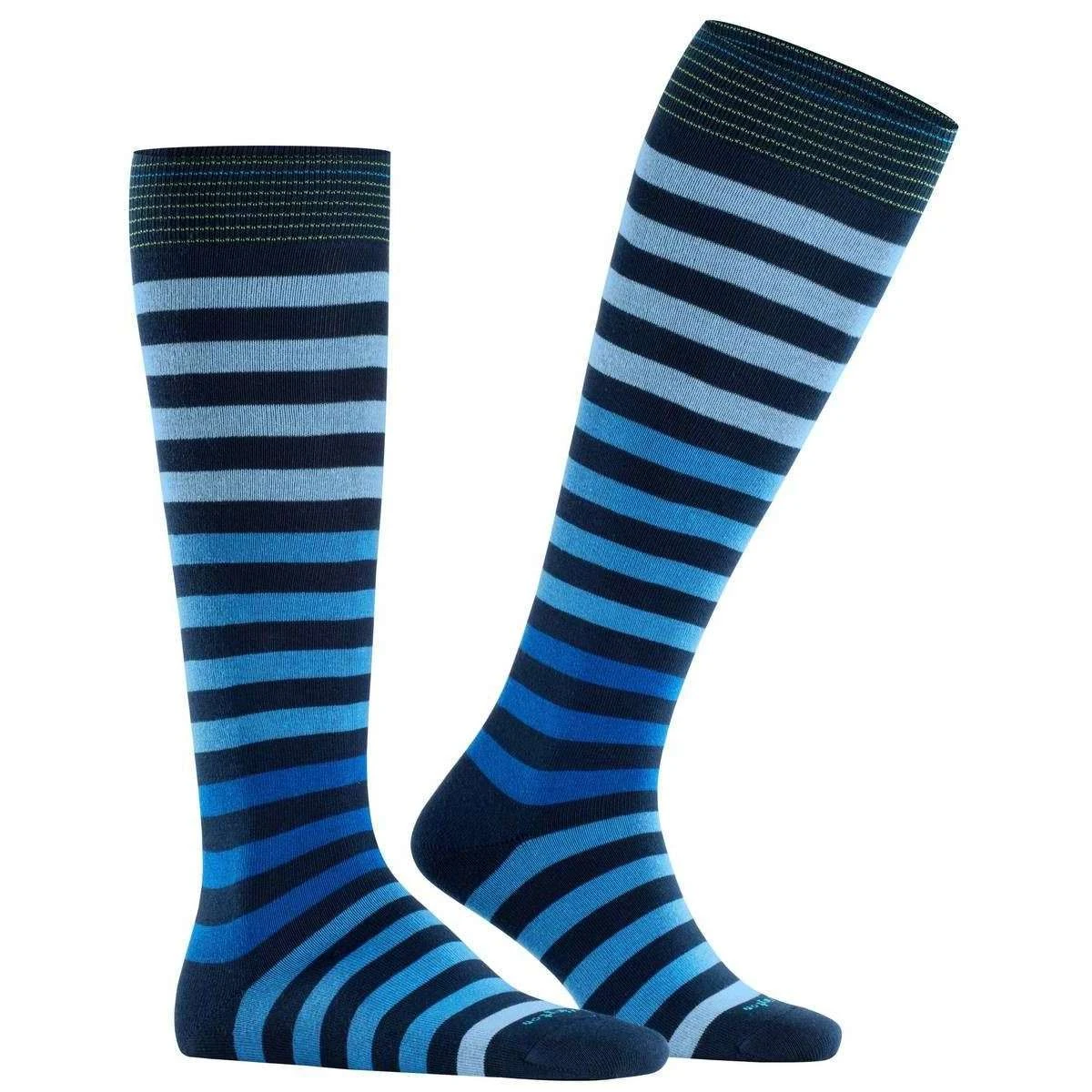 Burlington Blackpool Knee High Socks - Marine Navy 4 Burlington Blackpool Knee High Socks - Marine Navy - Image 2