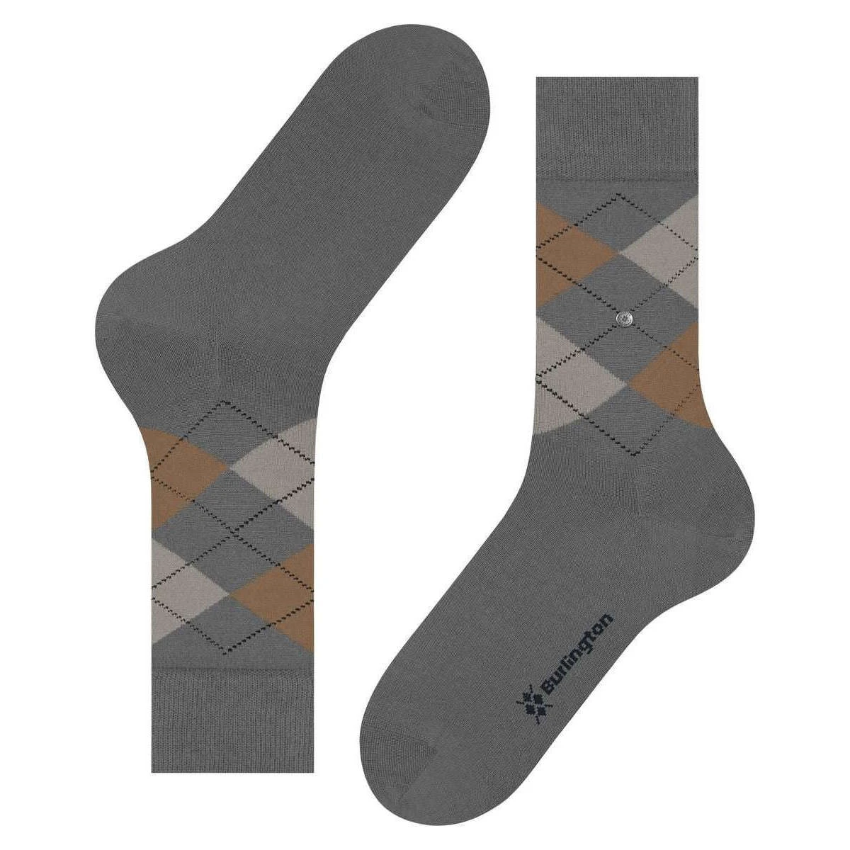 Burlington Edinburgh Socks - Anthracite Mel Grey 6 Burlington Edinburgh Socks - Anthracite Mel Grey - Image 4