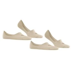 Burlington Everyday 2-Pack No Show Socks - Beige -Bown Of London shop burlington everyday 2 pack no show socks beige 31626952