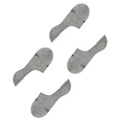 Burlington Everyday 2-Pack No Show Socks - Light Grey -Bown Of London shop burlington everyday 2 pack no show socks light grey 31626991