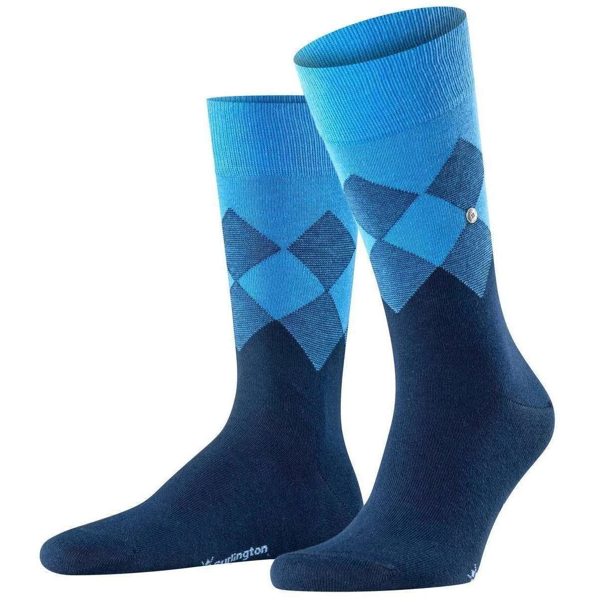 Burlington Hampstead Socks - Marine Navy/Blue 3 Burlington Hampstead Socks - Marine Navy/Blue