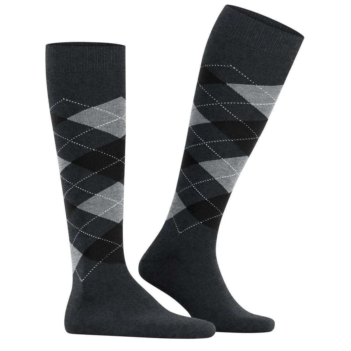 Burlington King Knee High Socks - New Grey 4 Burlington King Knee High Socks - New Grey - Image 2