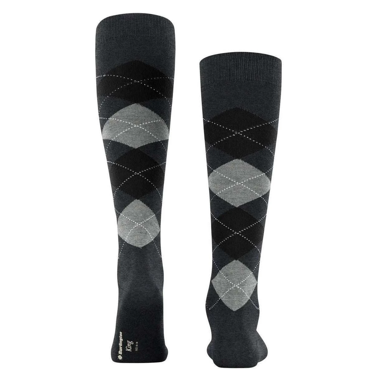 Burlington King Knee High Socks - New Grey 5 Burlington King Knee High Socks - New Grey - Image 3