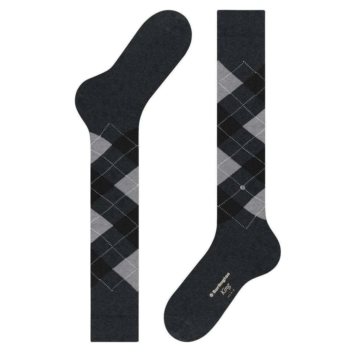 Burlington King Knee High Socks - New Grey 6 Burlington King Knee High Socks - New Grey - Image 4
