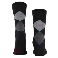 Burlington King Socks - Black Flames -Bown Of London shop burlington king socks black flames 31733322