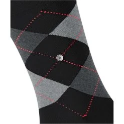 Burlington King Socks - Black Flames -Bown Of London shop burlington king socks black flames 31733324