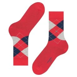 Burlington King Socks - Red Pepper -Bown Of London shop burlington king socks red pepper 31733403