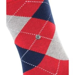 Burlington King Socks - Red Pepper -Bown Of London shop burlington king socks red pepper 31733404