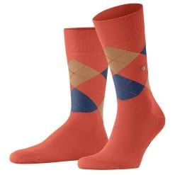 Burlington King Socks - Sunset Orange