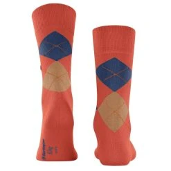 Burlington King Socks - Sunset Orange -Bown Of London shop burlington king socks sunset orange 32293595