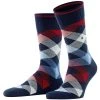 Burlington Newcastle Socks - Marine Blue/Red -Bown Of London shop burlington newcastle socks marine bluered 31013487