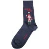 Burlington Nutty Nutcracker Socks - Navy -Bown Of London shop burlington nutty nutcracker socks navy 31769550