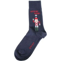Burlington Nutty Nutcracker Socks - Navy