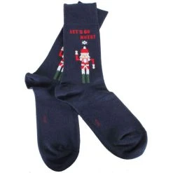 Burlington Nutty Nutcracker Socks - Navy -Bown Of London shop burlington nutty nutcracker socks navy 31769552